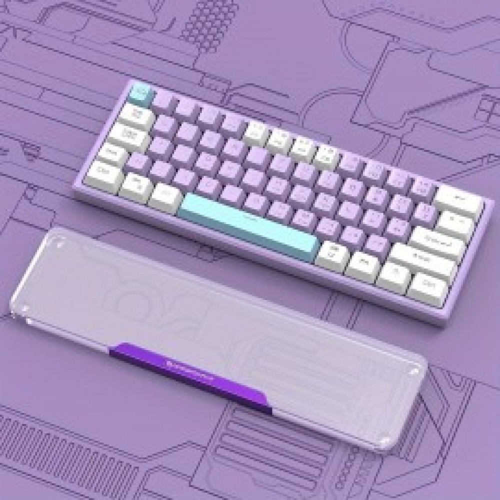 Keyboard Wrist Rest Pro - 60% Keyboard- Mechanical Keyboards Ergonomic Palm Rest For Computer Keyboard,Anti-Slip Base,Wrist Pad For Laptop,Office & Home-Easy Typing