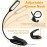 Rechargeable Book Reading Light Lamp, LED Book Light For Reading In Bed - Eye Caring Adjustable Brightness 3 Color Temperatures 20+ Hours Runtime, USB Reading Light For Bed, Book Light Clip On