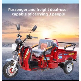 Power Gasoline Three Wheeled Motorcycle Can Be Registered As A Senior Commuting Vehicle, Fuel Powered Household Small Passenger And Freight Dual-Use Vehicle