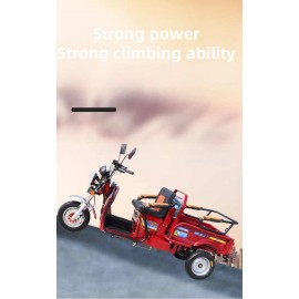 Power Gasoline Three Wheeled Motorcycle Can Be Registered As A Senior Commuting Vehicle, Fuel Powered Household Small Passenger And Freight Dual-Use Vehicle