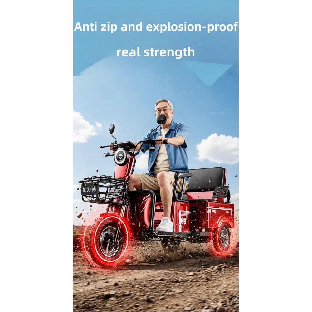 Household Small Mountainous Area Climbing And Hauling Goods, Elderly Commuting Car, Electric Tricycle