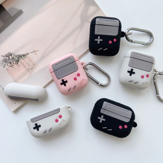 1pc Game Console Design Earphone Protective Case With Keychain For Airpods 1/2/3 Pro, Christmas Gift For Women/Kids/Children/Men/Adults