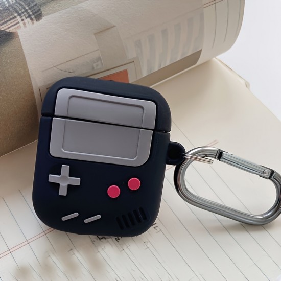 1pc Game Console Design Earphone Protective Case With Keychain For Airpods 1/2/3 Pro, Christmas Gift For Women/Kids/Children/Men/Adults