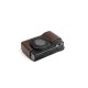 GR III Camera Case BolinUS Handmade Genuine Real Half Camera Case Bag Cover for Ricoh GR III GR3 Camera Bottom Opening Version + Hand Strap Coffee