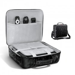 Nexigo'S Carrying Case for The for Nova Mini Projector Is a Hard Travel Bag with an Adjustable Strap, Designed to Hold The for Nova Mini Projector And Gimbal Stand Securely. It Is Spacious, Shockproof, And