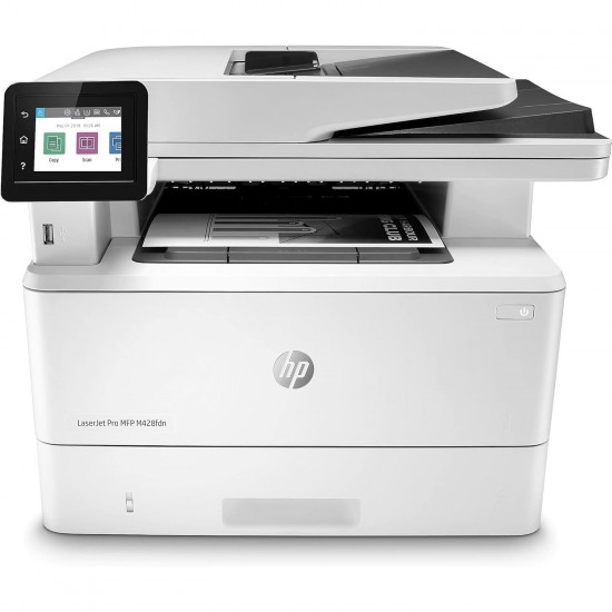 LaserJet Pro M428fdn Multifunction Black and white Printer, Copier, Scanner, Fax; Built-in Ethernet & 2-Sided Printing